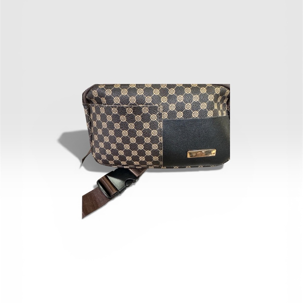 Elegant Patterned Men's/unisex Belt Bag
